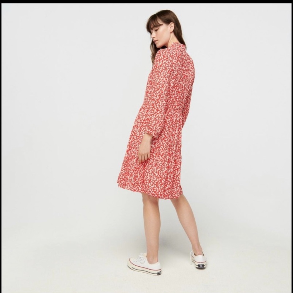 J Crew shirt dress in tossed bouquet NWT - Picture 2 of 9
